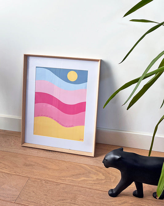 Affiche 'Le jour se lĂšve...'