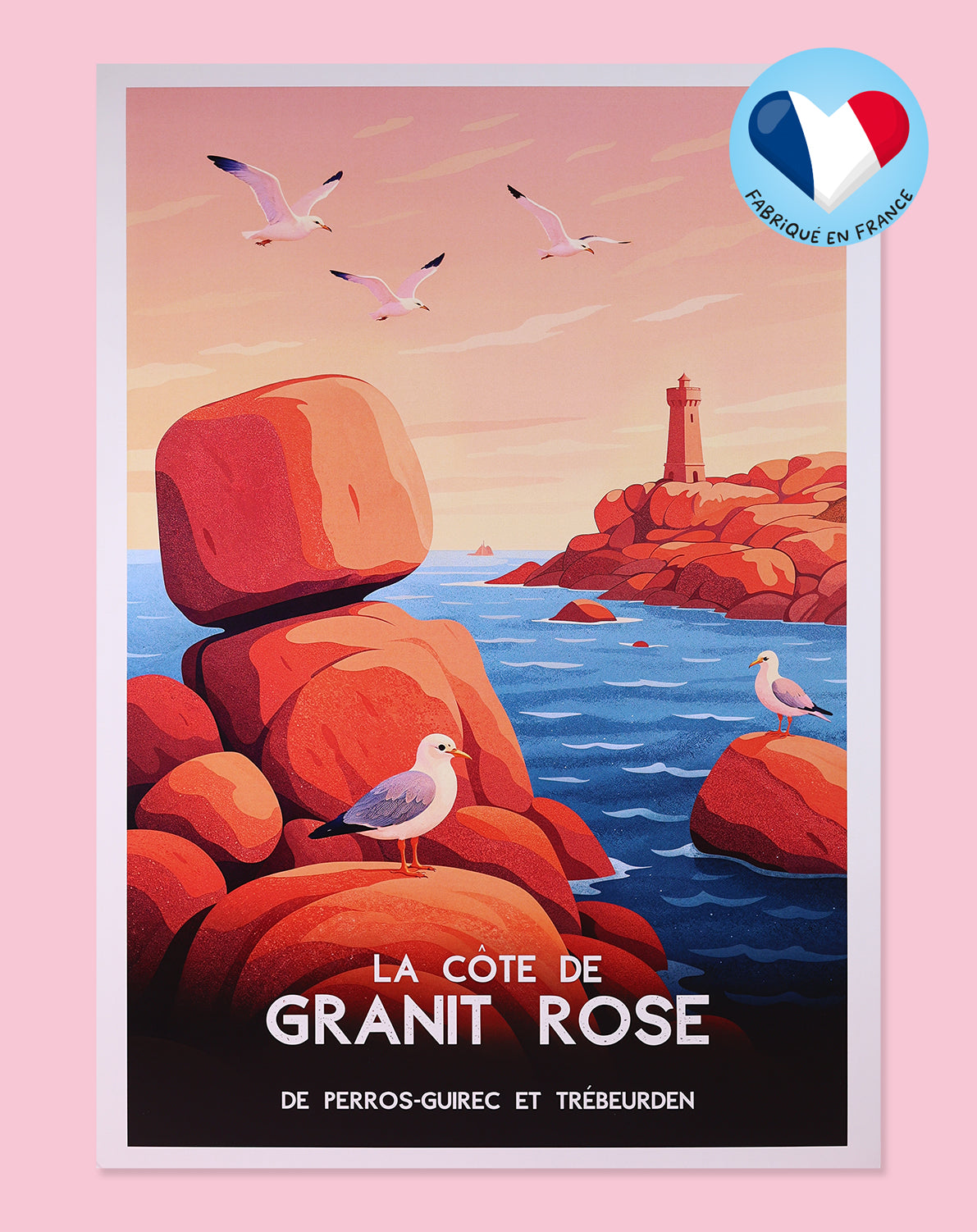 Affiche ‘La Côte de Granit Rose’