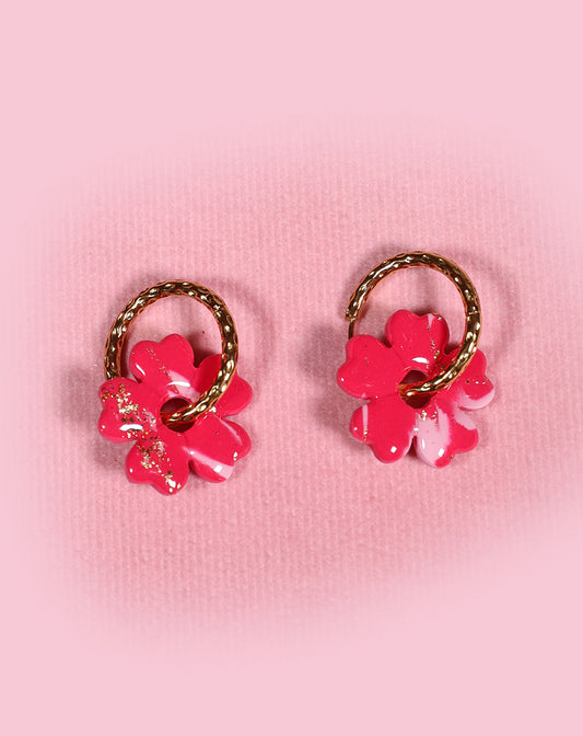 Boucles dâoreilles 'Candy flower'