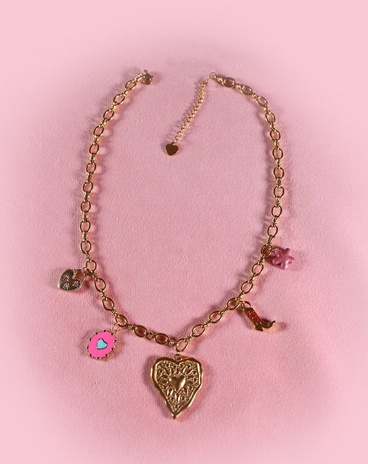 Collier grand coeur