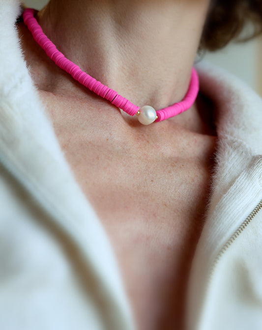 Collier perle nacre