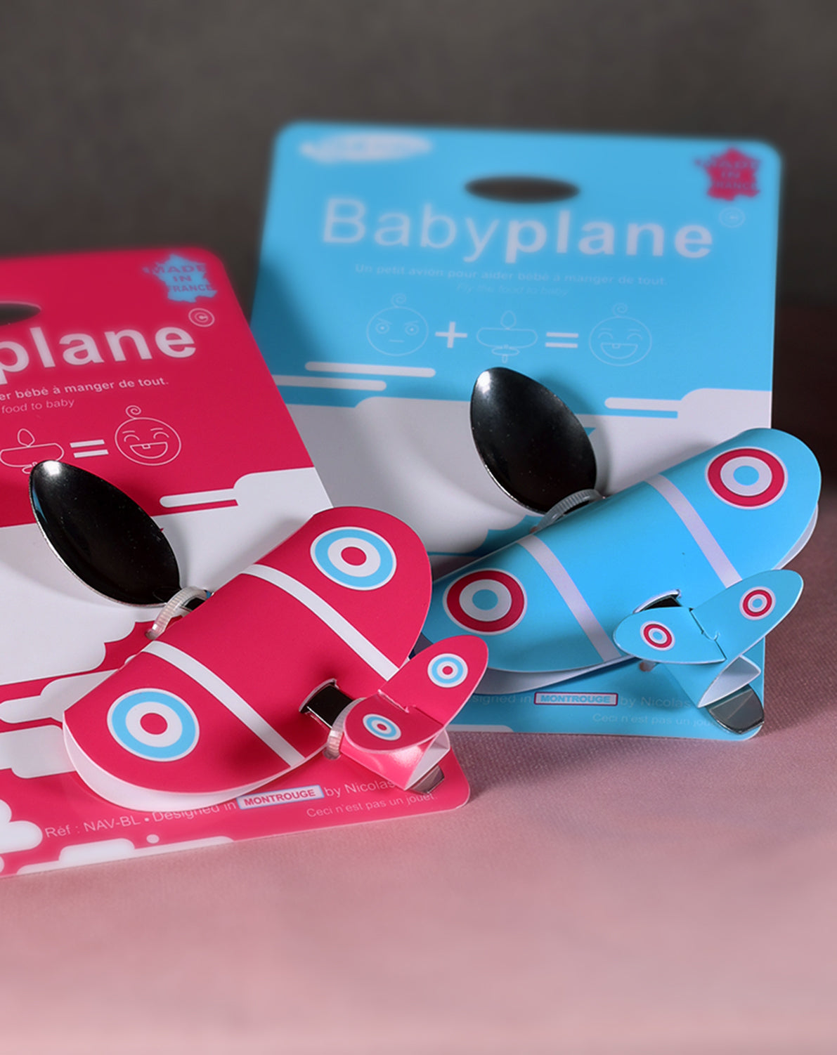 Cuillère avion pour bébé