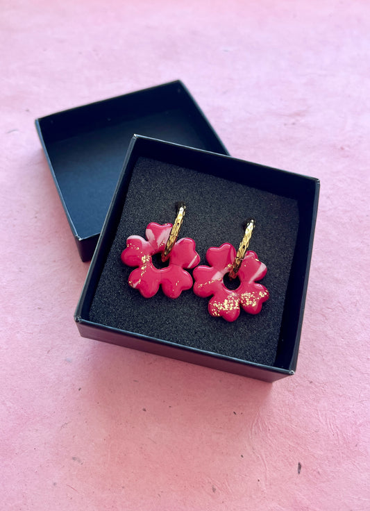 Boucles d’oreilles 'Candy flower'