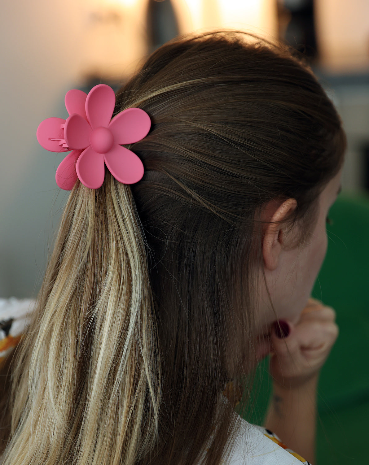 Pince à cheveux fleur