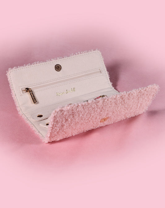 Pochette à bijoux en moumoute