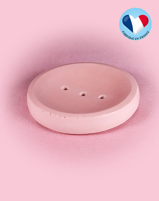 Porte-savon rose