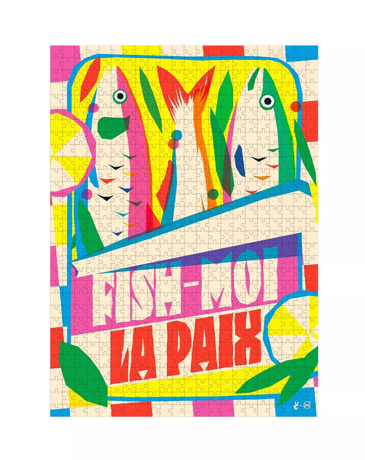 Puzzle 1000 pièces ‘Fish-moi la paix’