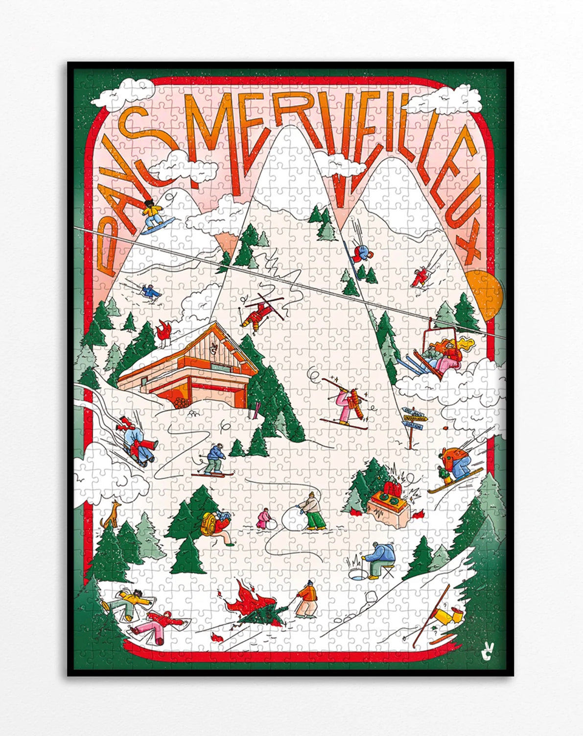 Puzzle 1000 pièces ‘Planté de Bâton !’