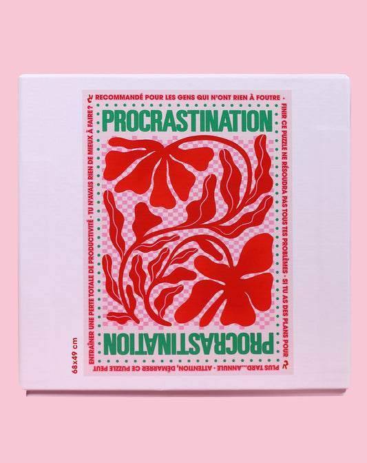 Puzzle 1000 pièces ‘Procrastination’