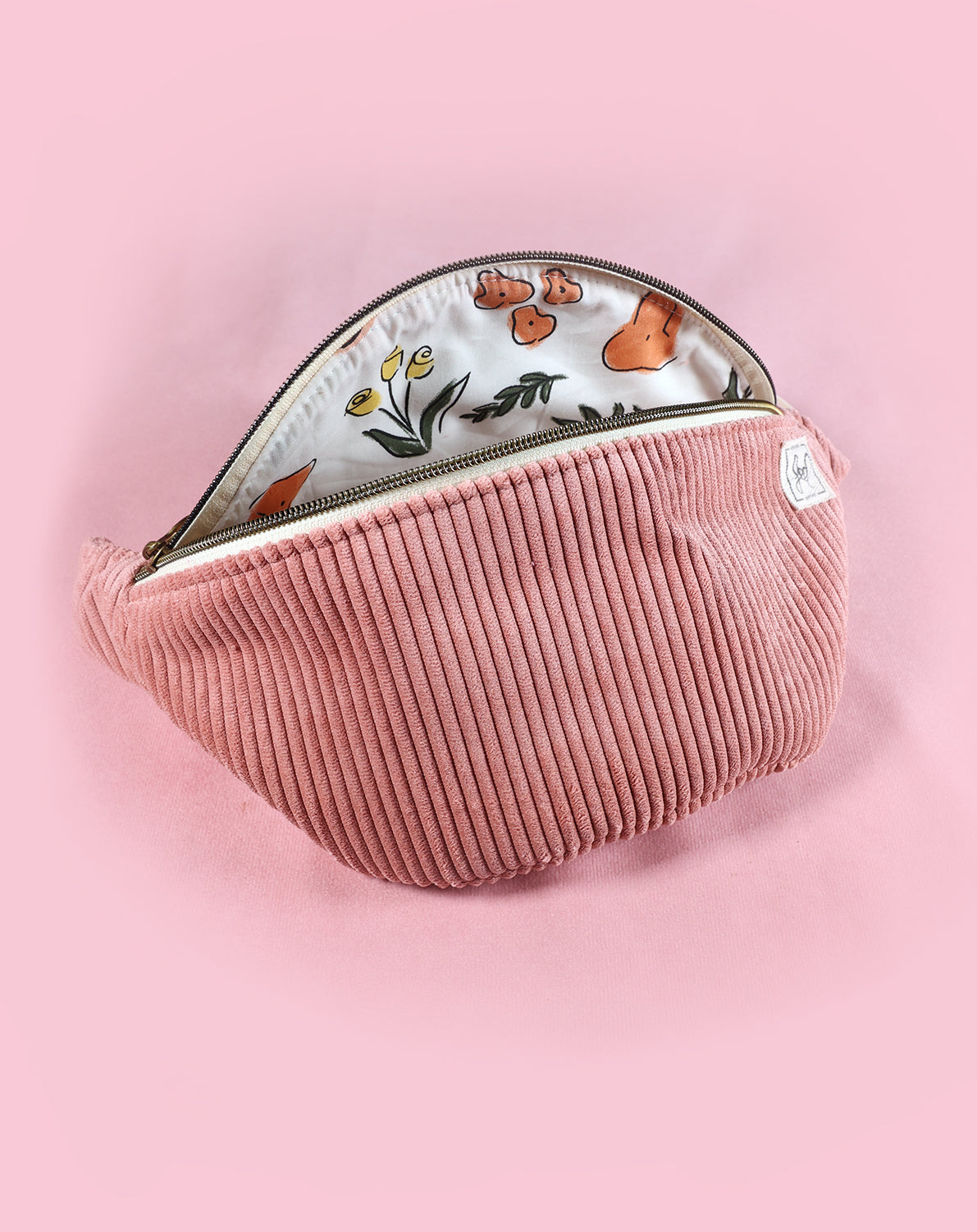 Sac Banane rose poudré