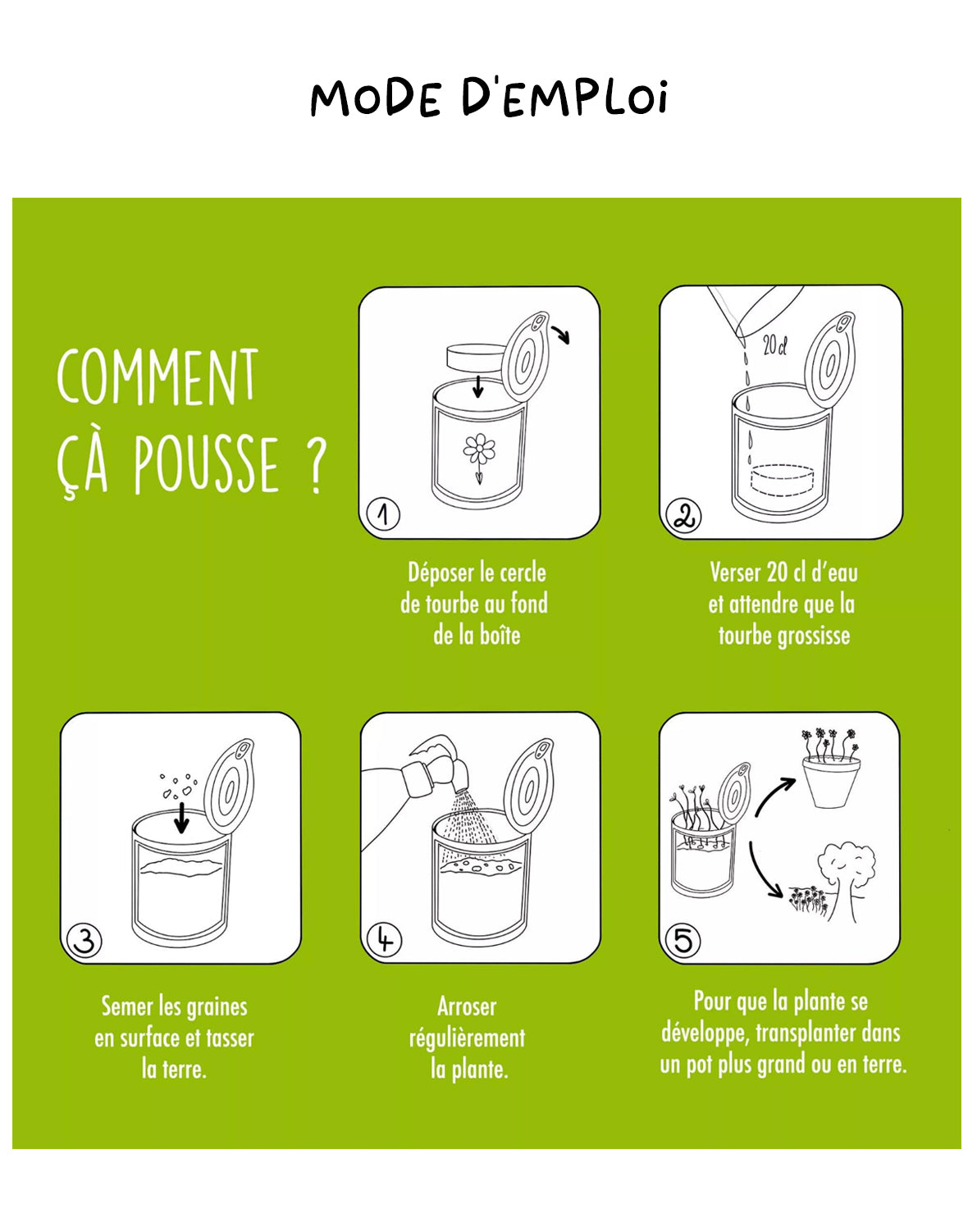 Kit à semer 'Me laisse pas crever'