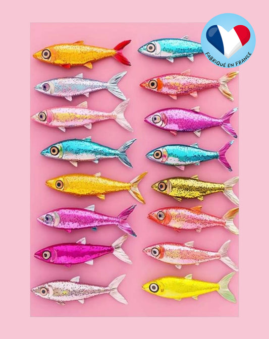 Affiche -  Sardines scintillantes