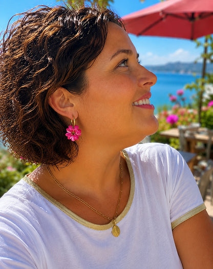 Boucles d’oreilles 'Candy flower'