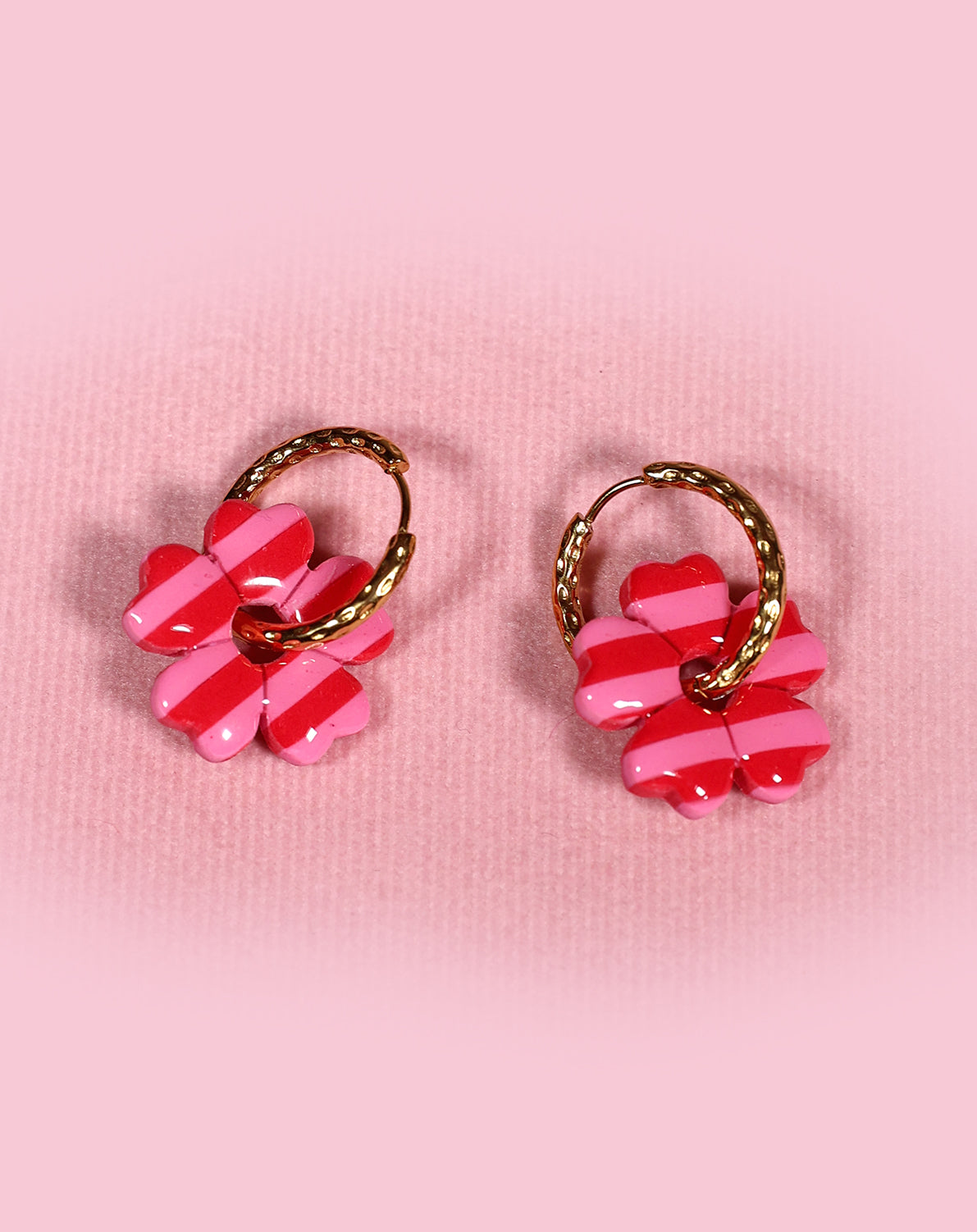 Boucles d’oreilles 'Bonbon fleuri'