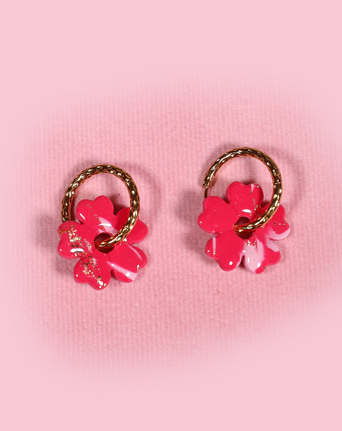 Boucles d’oreilles 'Candy flower'