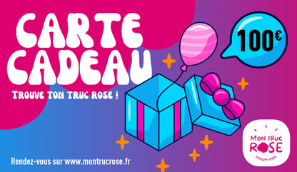 Carte-cadeau Mon truc rose 💝