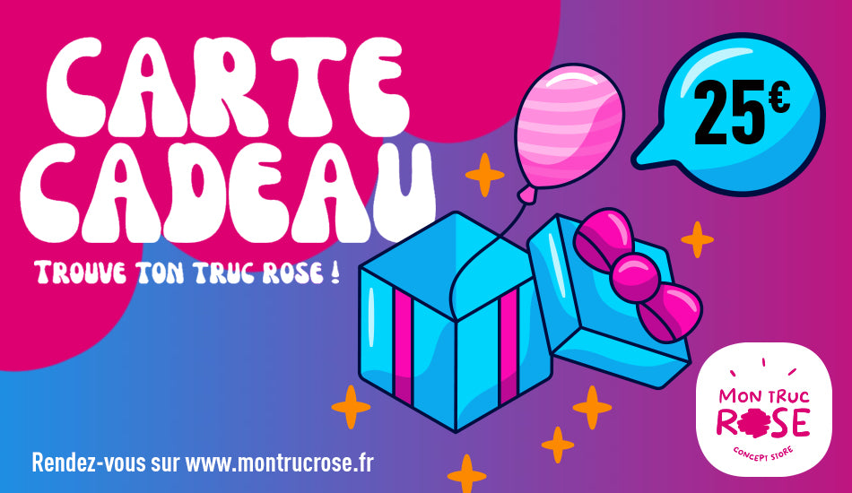 Carte-cadeau Mon truc rose 💝