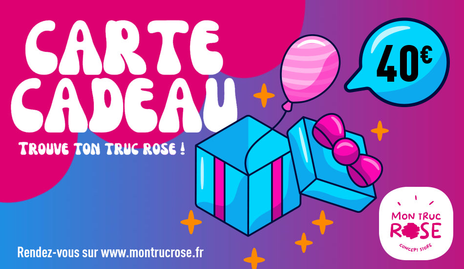 Carte-cadeau Mon truc rose 💝
