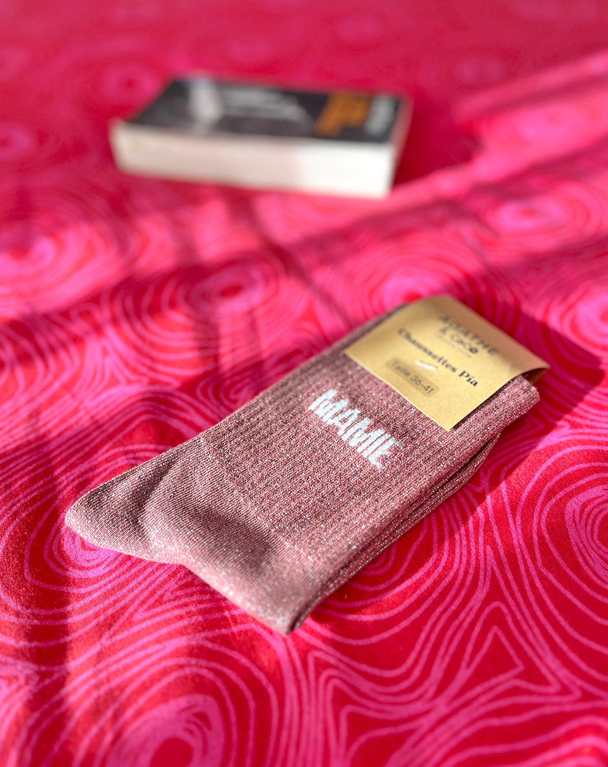 Chaussettes paillettes ‘Mamie’
