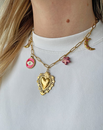 Collier coeur majesté