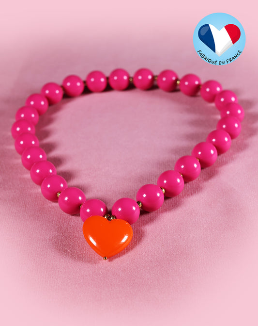 Collier perles rondes