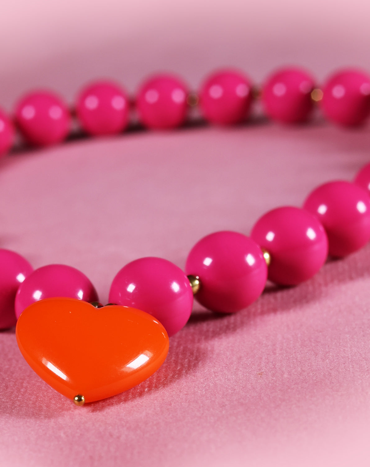 Collier perles rondes