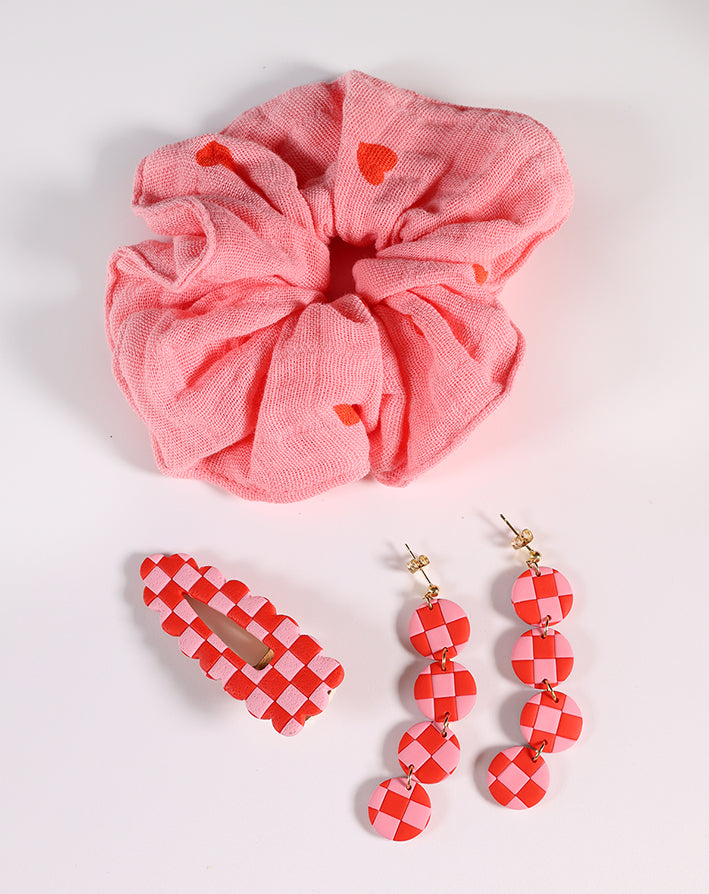 Compo 'En rouge et rose'