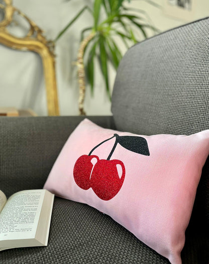 Coussin cerises