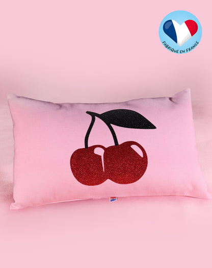 Coussin cerises