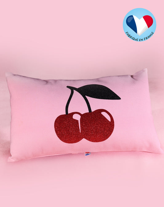 Coussin cerises