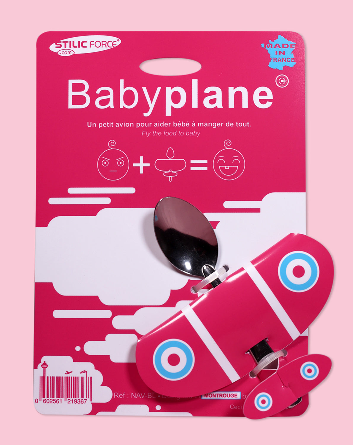 Cuillère avion pour bébé