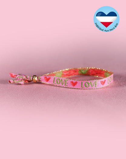 Bracelet tissé Love