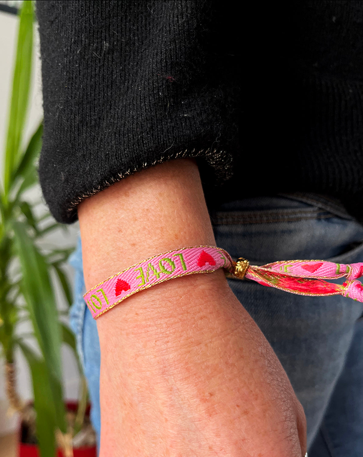 Bracelet tissé Love