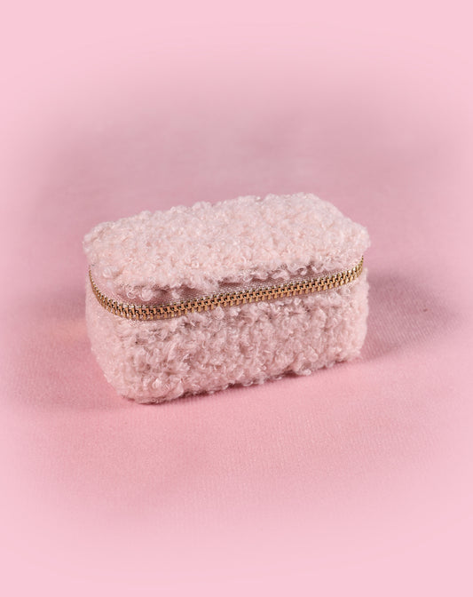 Mini boîte à bijoux en moumoute