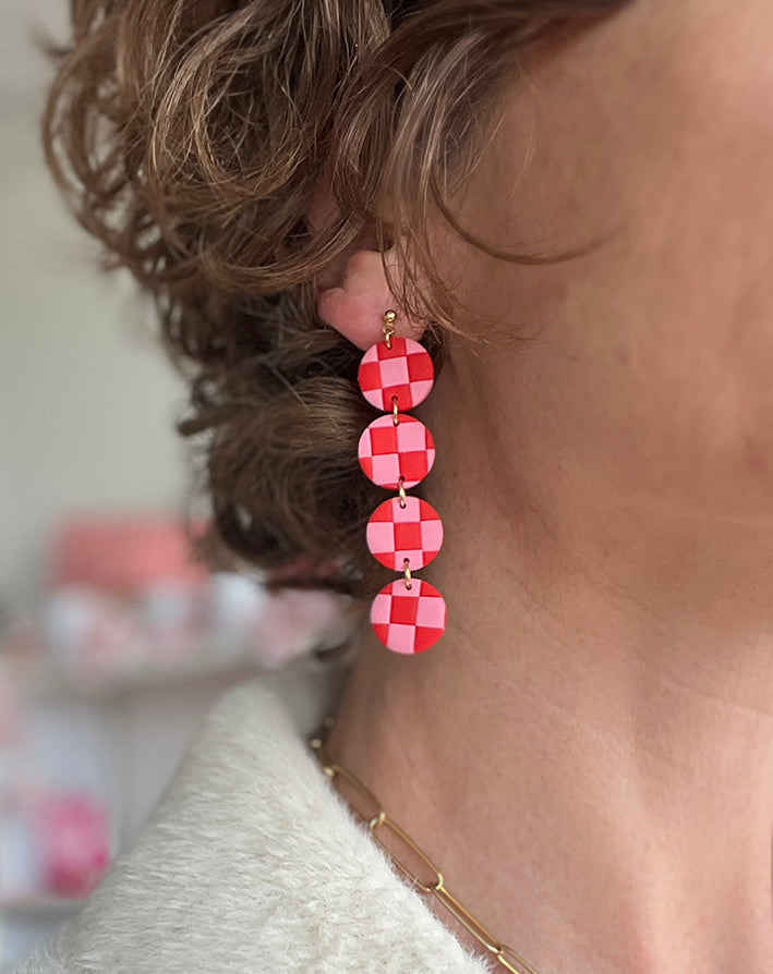 Compo 'En rouge et rose'