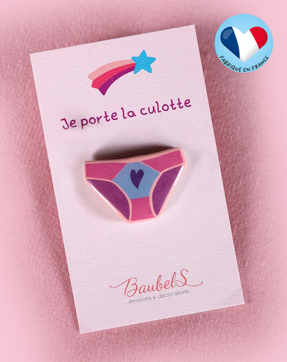 Pin’s ‘Je porte la culotte’