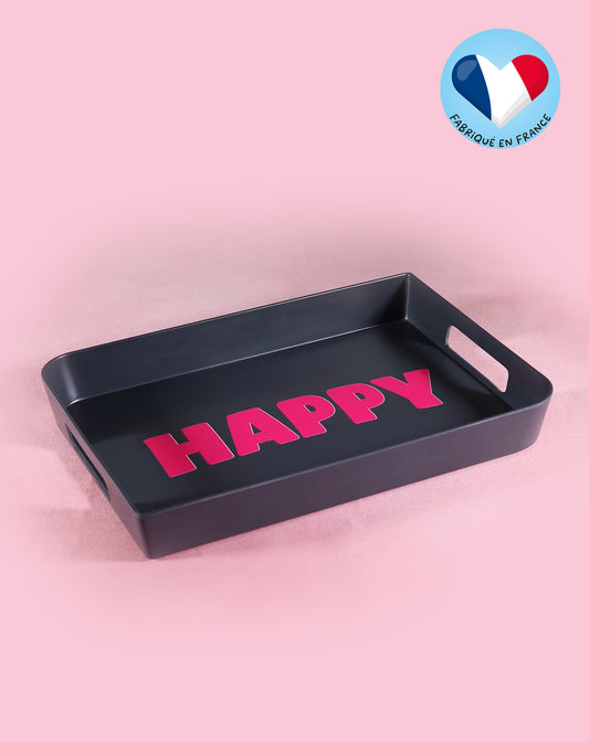 Plateau mélaminé 'Happy'