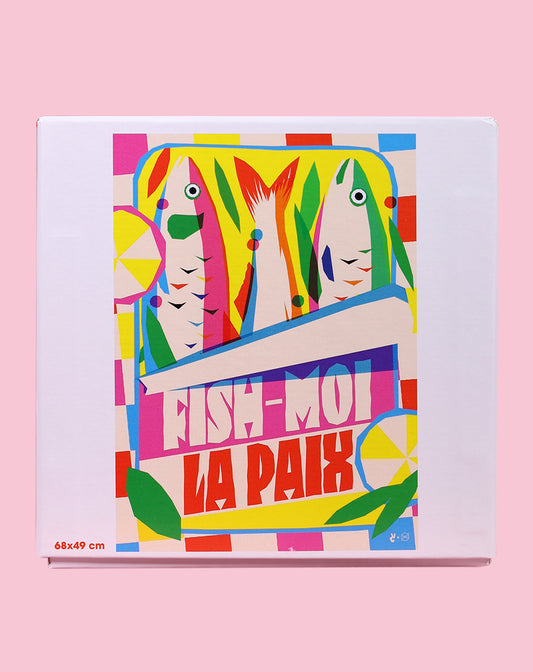 Puzzle 1000 pièces ‘Fish-moi la paix’ 