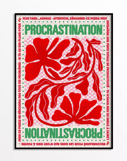 Puzzle 1000 pièces  ‘Procrastination’
