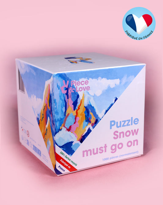 Puzzle 1000 pièces ‘Snow must go on’