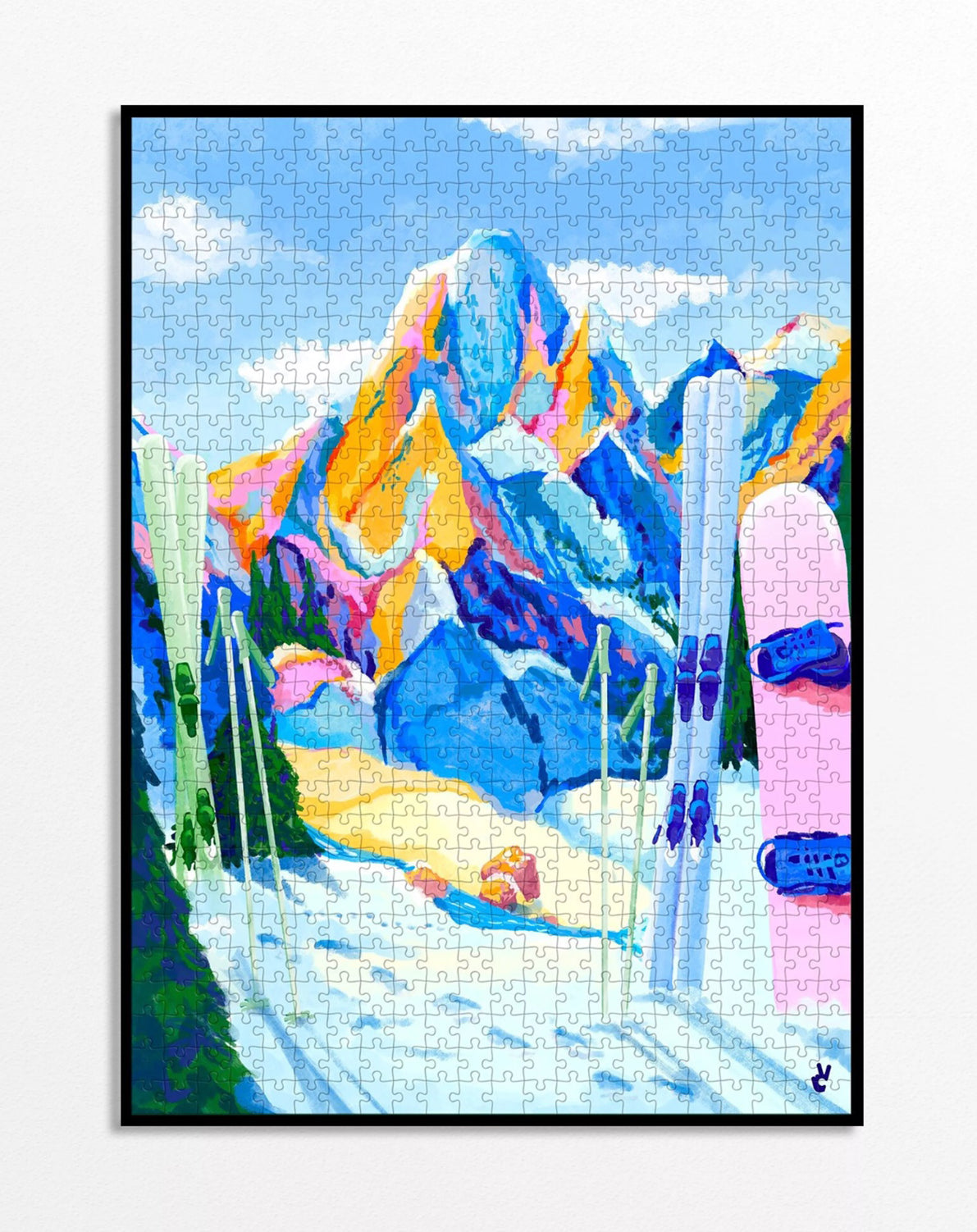 Puzzle 1000 pièces ‘Snow must go on’