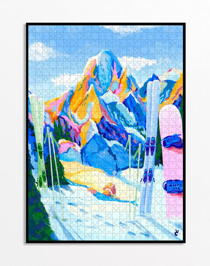 Puzzle 1000 pièces ‘Snow must go on’