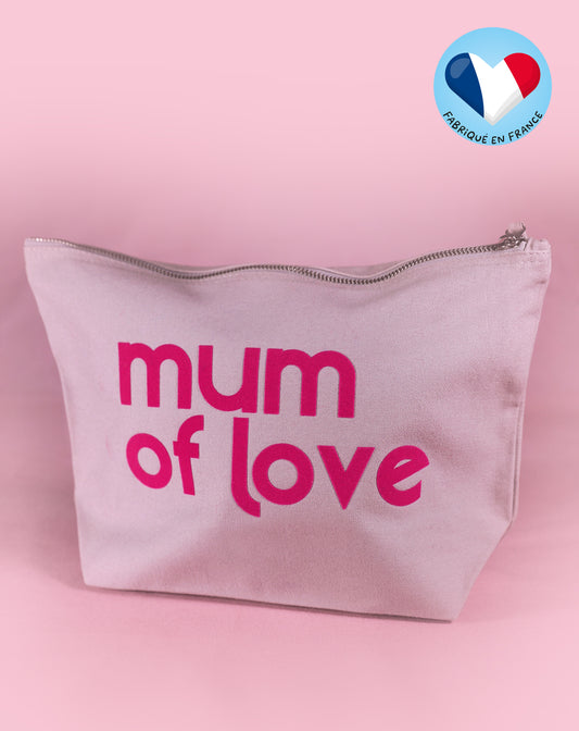 Trousse de toilette 'Mum of love'